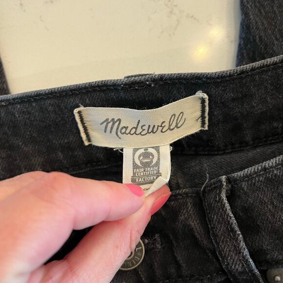 Madewell The Mid-Rise Perfect Vintage Jeans in Clean Black Wash Size 23 - Picture 7 of 13